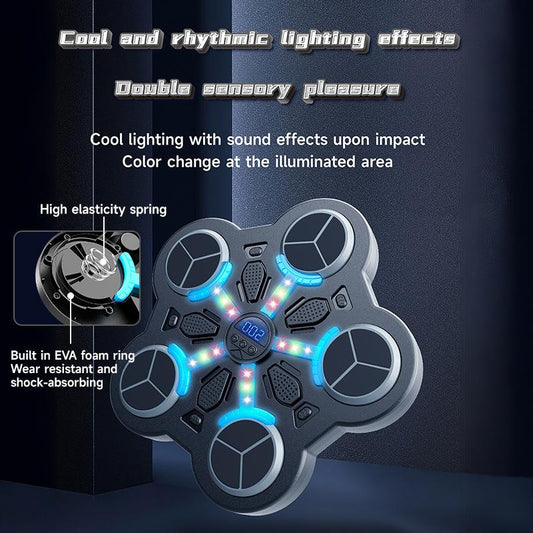Fahuac Smart Music Boxing Machine for Children Home Training Device Rhythm Boxing Machine Music Boxing Wall Target