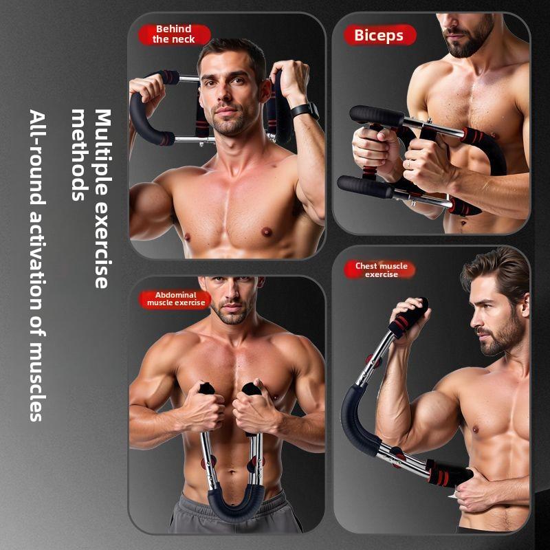 Fahuac U-shaped Arm Strengthener Multi-functional Adjustable Spring Fitness Exercise Training Equipment