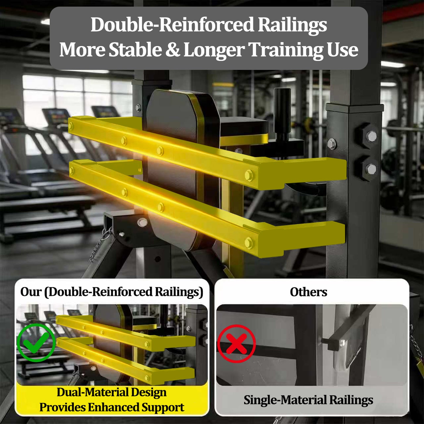 Fahuac Power Tower Pull Up Bar Station, 10-Level Adjustable Height Dip Station, Heavy-duty Frame Structure,Multi-Functional Home Gym Strength Training Equipment