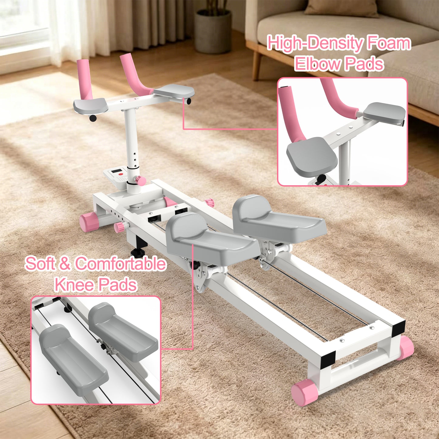 【Fahuac】Crawl Spine Stretch Trainer, Spine Twist and Stretch Trainer, Core Training Equipment for Home Gym Office Daily Workout