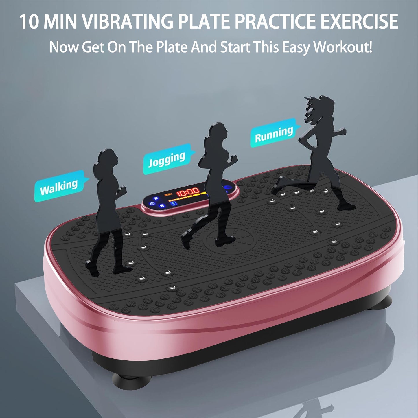 Fahuac Vibrationplate, Fitness Platform, Training Equiptment, Full-Body Workout Fitness Platform, Vibration Plate for Home Gym
