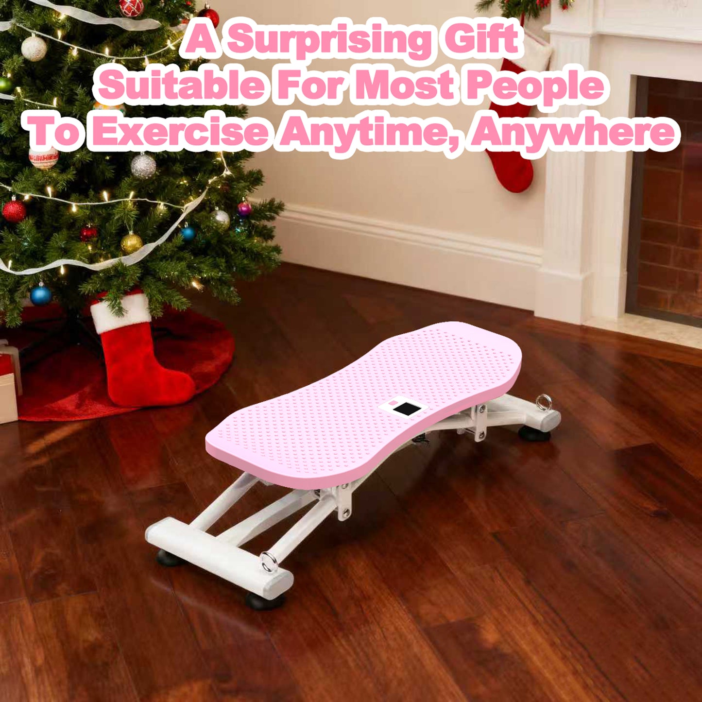 Sliding Ski Simulator with Resistance Bands - Indoor Skiing Fitness Equipment for Home Gym, With Resistance Bands & Non-Slip Base, Full-Body Cardio Training Machine for Core, Leg & Arm Workout