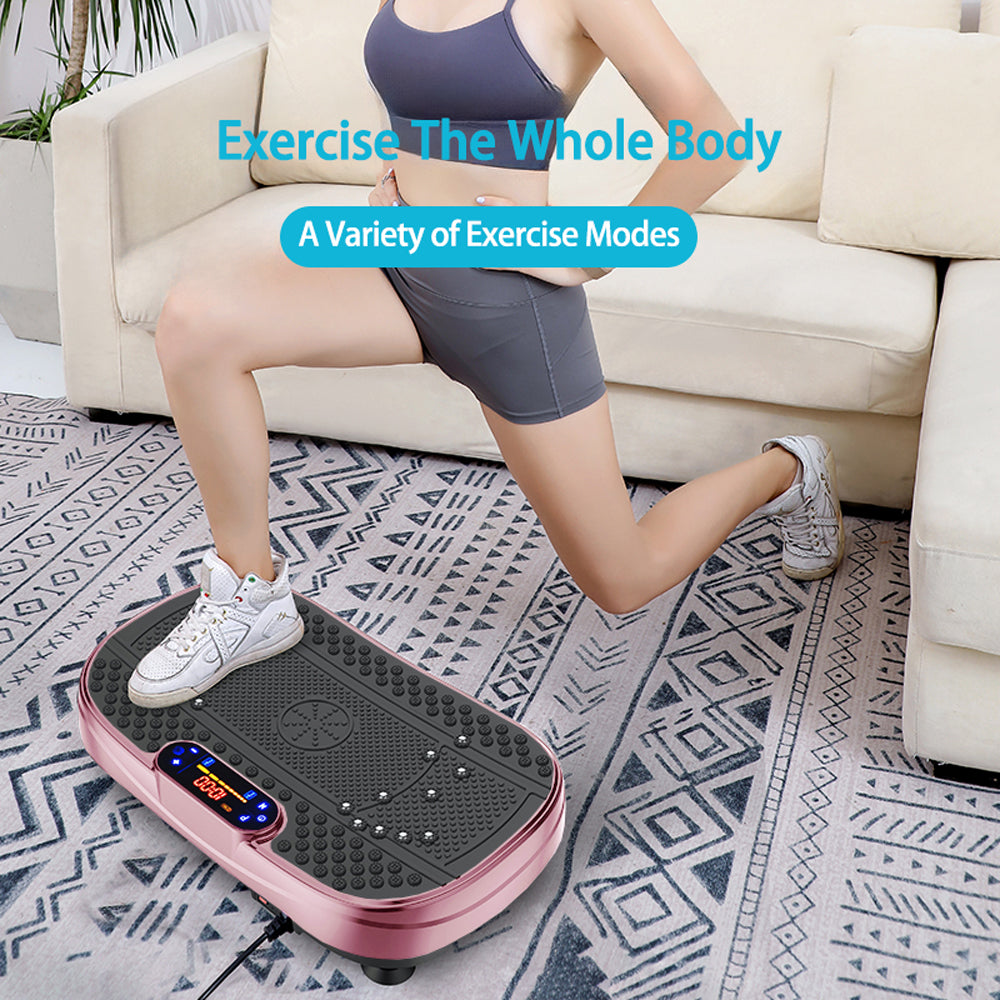 Fahuac Vibration Plate Fitness Platform Exercise Machine -Full Body Vibrating Shaking Workout Fitness Platform Vibration Plate for Home Gym 200w