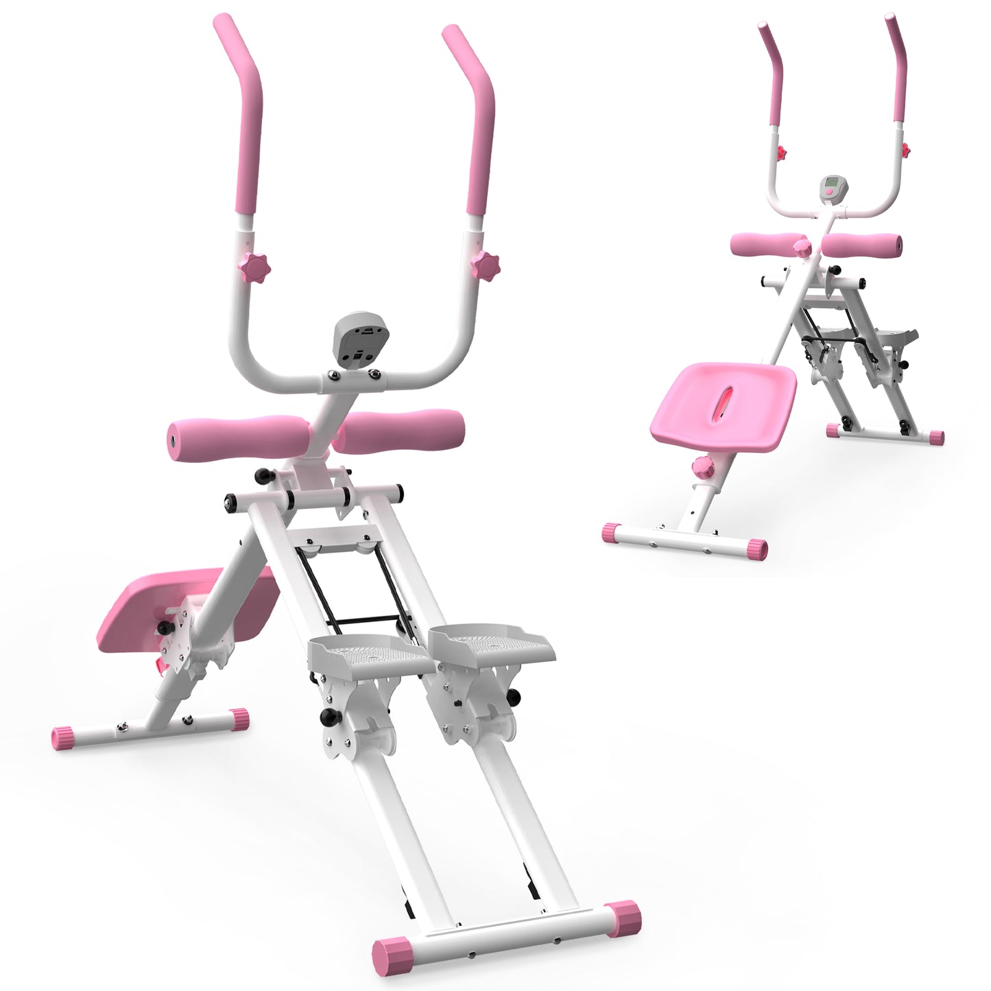 2 In 1 Stair Stepper & Ab Workout Machine - Multi-Function Trainer-Upgrade High-Efficiency Stairmaster & Ab Trainer Machine Full-Body Exercise Equipment For Home Gym Exercise