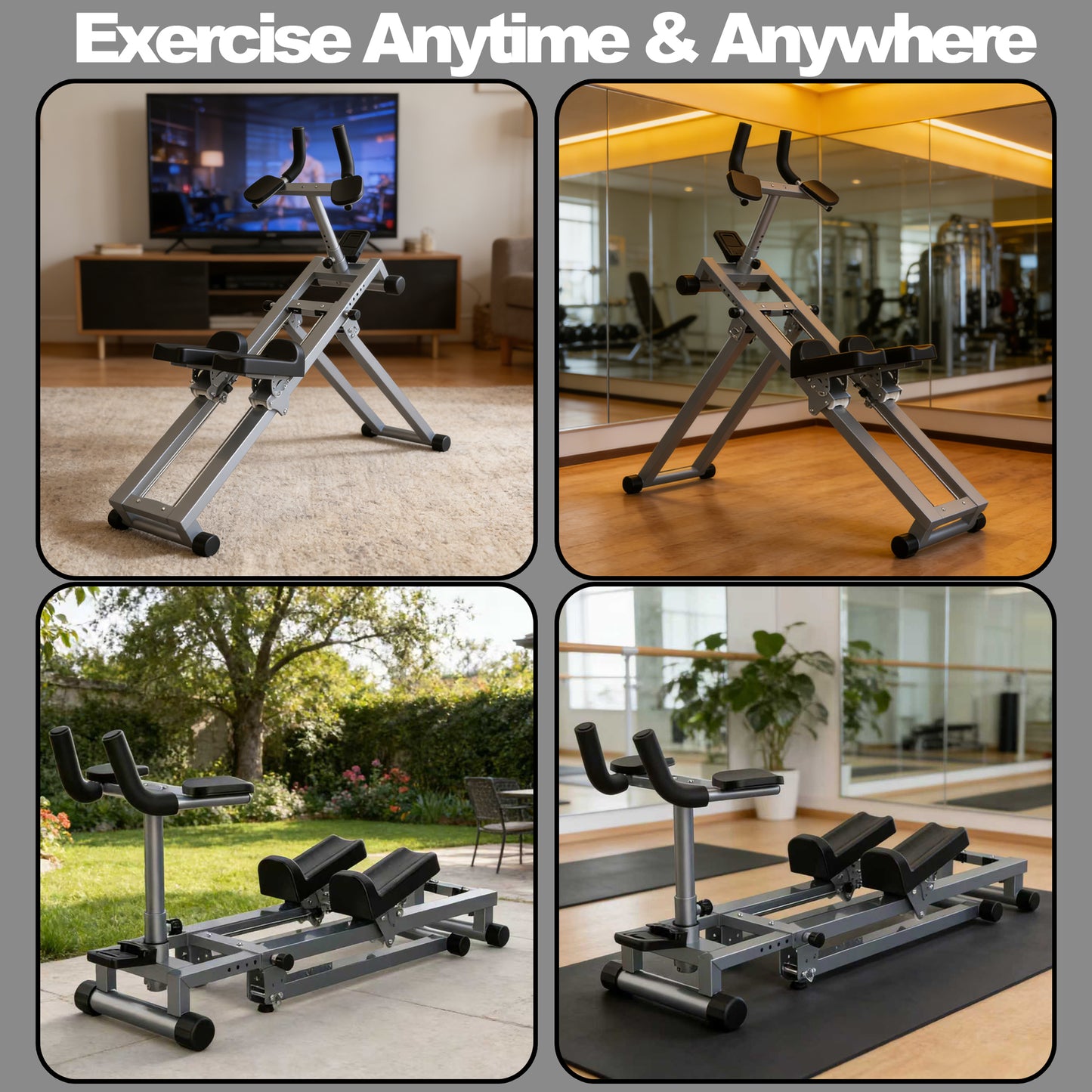 Fahuac 3-in-1 Spine Twist Stretcher & Stair Stepper & Waist Trainer, Adjustable Back Stretcher Machine for Lower Back Exercise, Core Activation & Full-Body Workout