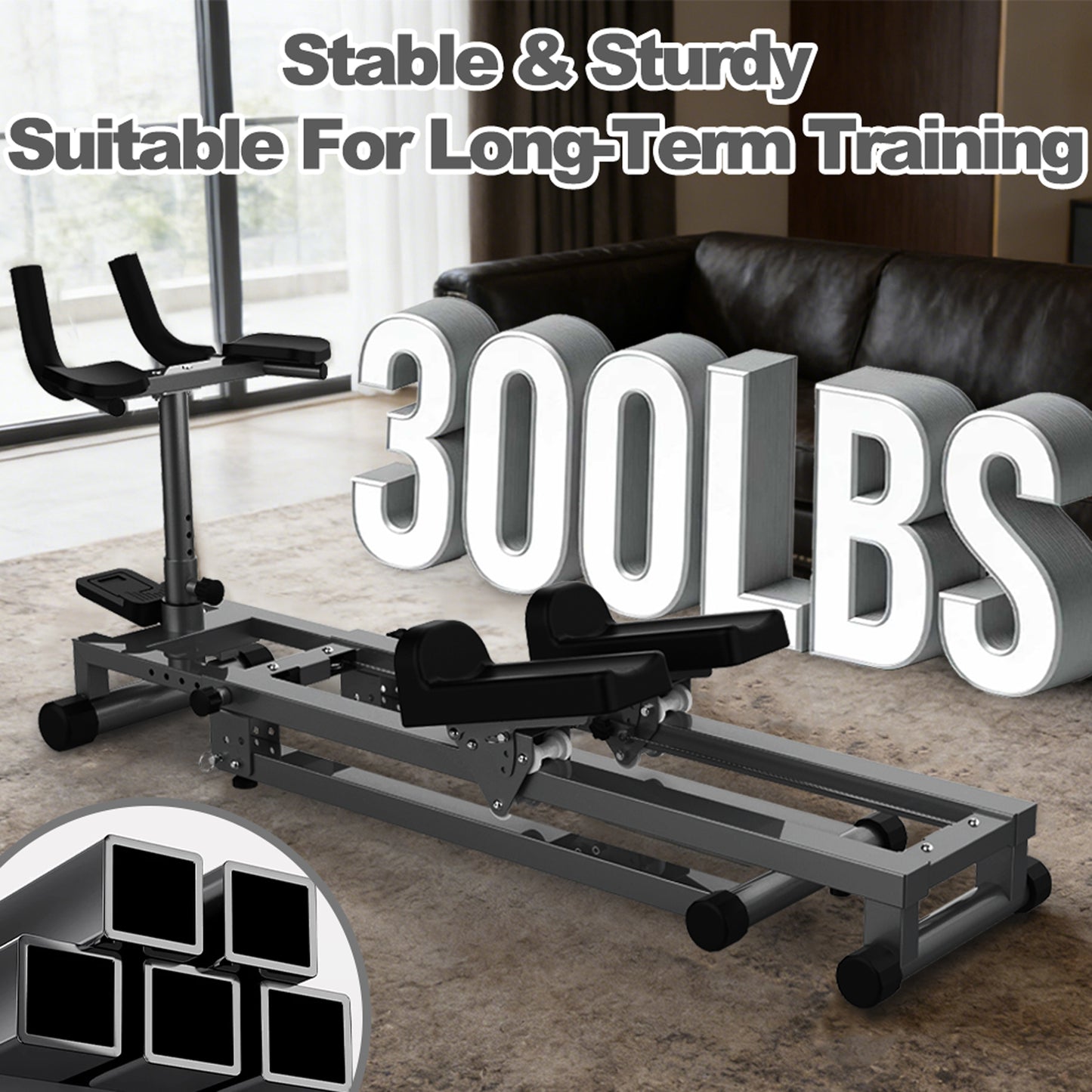 Fahuac 3-in-1 Spine Twist Stretcher & Stair Stepper & Waist Trainer, Adjustable Back Stretcher Machine for Lower Back Exercise, Core Activation & Full-Body Workout