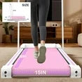 Walking Pad Treadmill with Handle, 265LBS Under Desk Folding Treadmill for Home/Office, 2.5HP Treadmills with Remote Control, LED Display